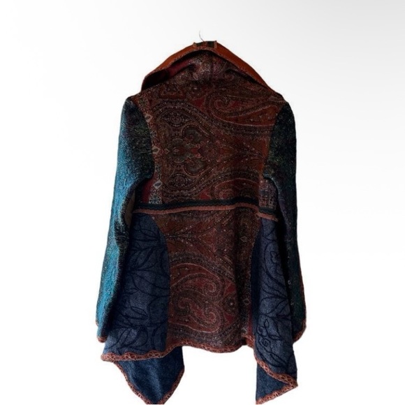 Aujourd' Hui. Multicolored Western Jacket. Large. - Picture 7 of 11